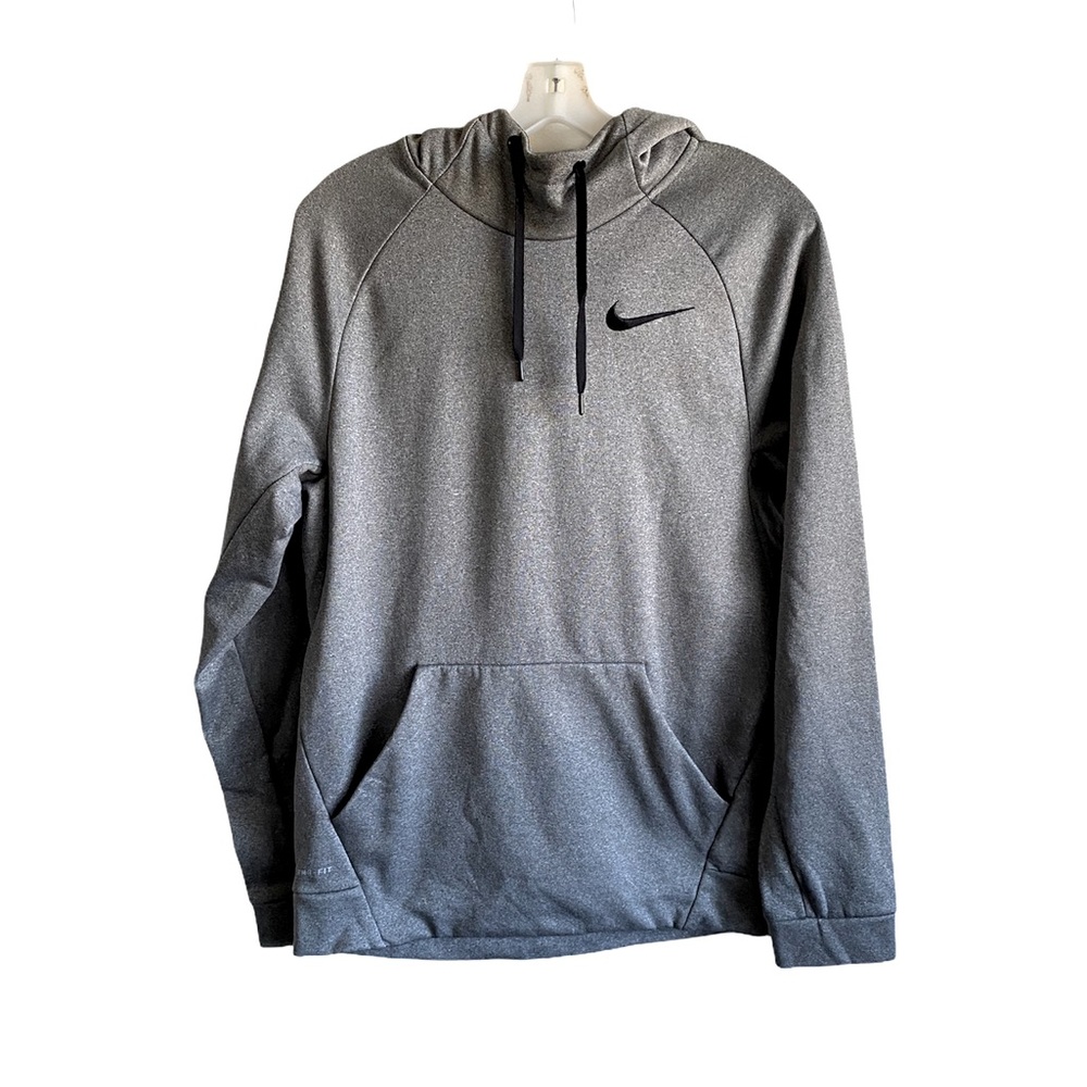 Nike Mens Gray Therma Fit Pullover Hoodie Size S